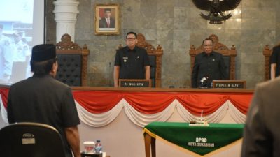 Jawaban Wali Kota Atas Pandangan Umum Fraksi Tentang RPJPD dan RPPLH