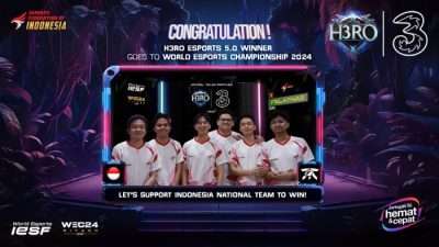Menjuarai H3RO Esports 5.0, Fnatic ONIC Lolos Tahap IESF Asia Regional Qualifier dan Masuk Tahap Seleknas PB ESI