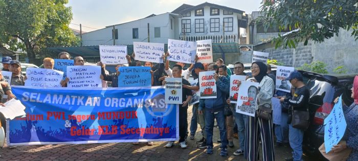 Anggota PWI Se-Bandung Raya Desak Pusat Segera Gelar KLB
