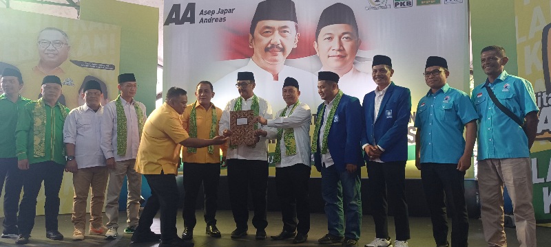 Ribuan massa Tumplek, ikuti Deklarasi Asjap -Andreas di GWK Lingkar Selatan