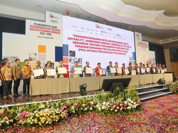 Jamkrindo Lakukan MoU Bersama 18 Jamkrida, Mendorong Akselerasi Industri Penjaminan Nasional