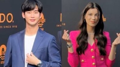 Pengalaman Tak Terlupakan Sabrina Chairunnisa Saat Bertemu Kim Soo Hyun di Acara Mido Watches