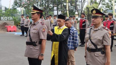 Ini Pesan Kapolres Sukabumi Kota, Saat Sertijab Kapolsek Warudoyong dan Wisuda Purna Bhakti