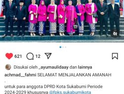 Pesan Bermakna Achmad Fahmi di Pelantikan DPRD Kota Sukabumi