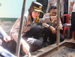 Hadapi Dampak Kemarau Panjang, Polres Sukabumi Kota Berikan Bantuan Pengadaan Sumur Bor Buat Warga Harempoy