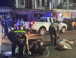 Gagal Menyalip, Pemotor Meregang Nyawa Terlindas Truk Boks