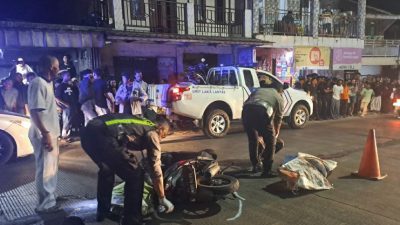 Gagal Menyalip, Pemotor Meregang Nyawa Terlindas Truk Boks