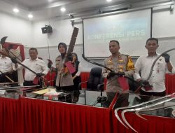 Mau Tawuran Ketauan Polisi, 12 Orang Berandal Motor Bawa Sajam Diamankan