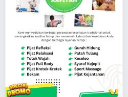 Griya Sehat Aafiyah, Perawatan Kesehatan Tradisional yang Cocok untuk Sahabat Sehat