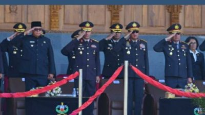 Penjabat Wali Kota Sukabumi Menghadiri Pelantikan 923 Perwira Polri