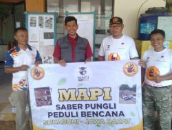 MAPI Subreg Sukabumi Berpartisipasi Aktif Membantu Warga Terdampak Bencana Alam