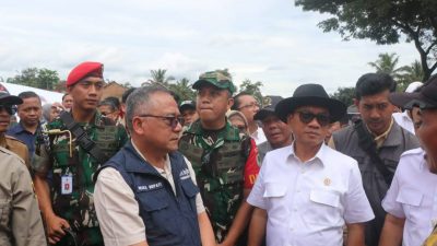 Wabup Sukabumi Dampingi Rombongan Mendes PDT Tinjau Lokasi Bencana di Pabuaran