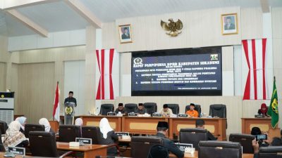 Rapat Paripurna Perdana 2025 DPRD Kabupaten Sukabumi  Bahas Tiga Raperda