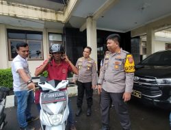 Polisi Kembalikan Motor yang Dilaporkan Hilang Pemiliknya Hanya dalam Tempo Tiga Hari