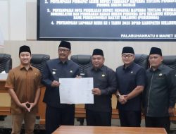 Paripurna DPRD dan Bupati Sukabumi Sepakati Raperda Produk Hukum Daerah