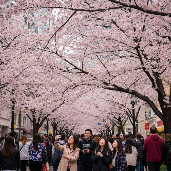 Pesona "Sakura Sukabumi" Curi Perhatian: Tren Foto Estetik Warnai Media Sosial