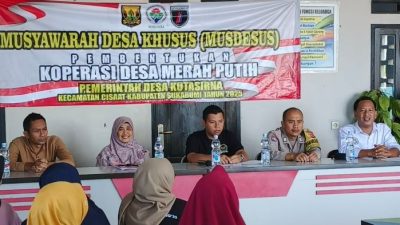 Desa Kutasirna Gelar Musdesus Agendakan Pembentukan Koperasi Desa Merah Putih