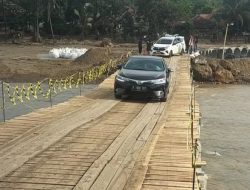 Jembatan Darurat Bojongkopo Diganti Beton, Seluruh Akses Kendaraan Dialihkan