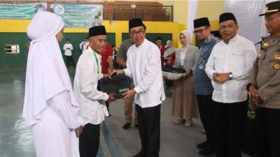Pemkab Sukabumi Dorong Kesiapan Fisik dan Mental Jemaah Lewat Bimbingan Manasik Haji