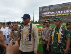 Kasad Resmikan Sarana Pengairan di Ciwaru Sukabumi, Dorong Ketahanan Pangan Nasional
