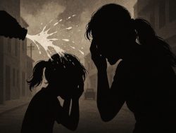 Ibu dan Anak Jadi Korban Penyiraman Air Keras OTK