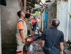 Kebakaran Hebat Hanguskan Rumah Warga Sekarwangi Cibadak, Diduga Akibat Korsleting Listrik