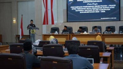 DPRD Sukabumi Bahas RPJMD 2025–2029, Fraksi-Fraksi Soroti Sinkronisasi dan Prioritas Pembangunan