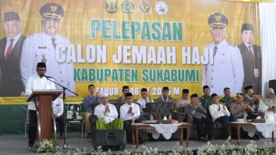 442 Calon Haji Asal Sukabumi Dilepas, Bupati Ajak Jadi Teladan di Tanah Suci