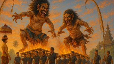 Ogoh-Ogoh, Simbol Pengusir Roh Jahat Menjelang Nyepi di Bali