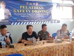 Satlantas Polres Sukabumi Gelar Pelatihan Safety Driving untuk Pengemudi Ambulans