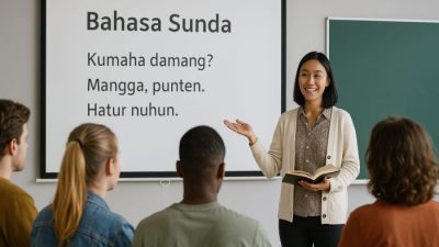 Bahasa Sunda Mulai Dikenalkan di Luar Negeri Lewat Komunitas dan Program Budaya