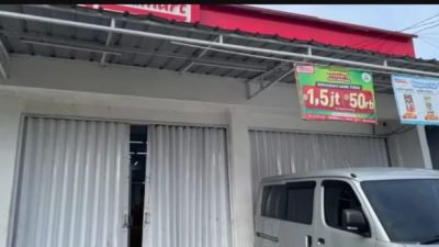 Minimarket di Cibadak Jadi Sasaran Pembobolan, Atap Dirusak Maling