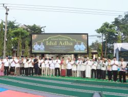 Polres Sukabumi Gelar Shalat Idul Adha, Kurban Bukan Sekadar Menyembelih, Tapi Juga Menundukkan Ego