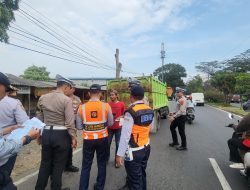Polres Sukabumi Kota dan Dishub Gencar Sosialisasikan ODOL di Jalur Lingkar Selatan