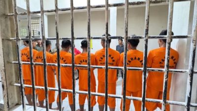Polres Sukabumi Tahan 7 Tersangka Perusakan Rumah Singgah Retret di Cidahu