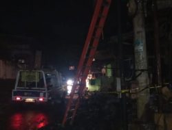 Kebakaran Hebat di Cicurug: Warung dan Pom Mini Hangus, 5 Motor Ikut Terbakar