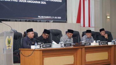 DPRD Kabupaten Sukabumi Sahkan RPJMD 2025–2029 dan KUA-PPAS Perubahan 2025 dalam Paripurna ke-26