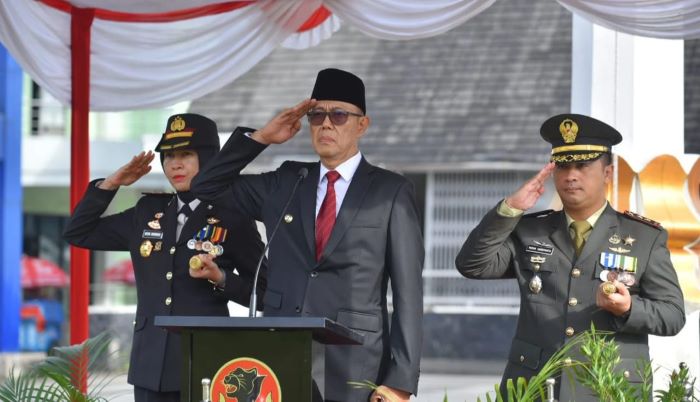 Wali Kota Sukabumi Apresiasi Dedikasi Polri dalam Upacara Hari Bhayangkara ke-