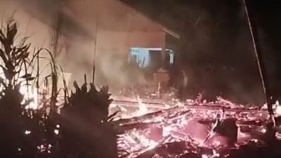 Satu Rumah di Gegerbitung Ludes Terbakar, Warga Selamat
