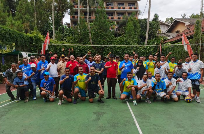 Turnamen Voli HUT Adhyaksa ke-80, Kajari Sukabumi Tekankan Fair Play dan Silaturahmi