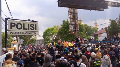 Ribuan Massa Gerakan Amarah Rakyat Guncang Sukabumi, Usung 11 Tuntutan