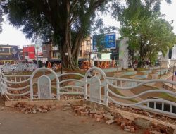 Pemkot Sukabumi Bangun Pagar Lapang Merdeka, Anggaran Capai Ratusan Juta