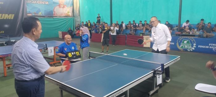 Turnamen PTMSI Cup 2025 Digelar, Ratusan Atlet Bersaing di Sukabumi