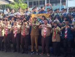 48 Pramuka Sukabumi Ikuti World Muslim Scout Jambore, Dilepas Wawalkot