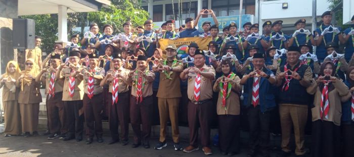 48 Pramuka Sukabumi Ikuti World Muslim Scout Jambore, Dilepas Wawalkot