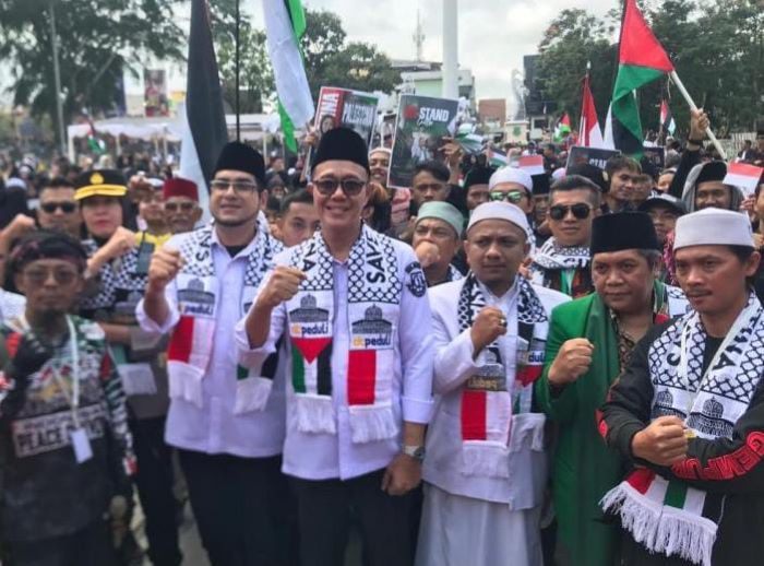Solidaritas Palestina Menggema di Sukabumi, Wali Kota Beri Apresiasi Aksi Damai
