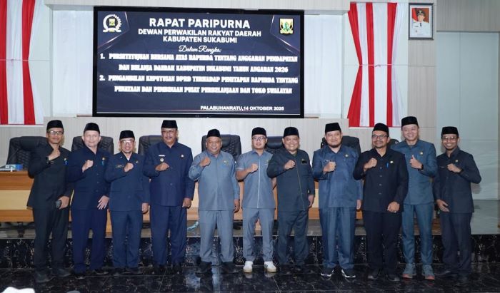 DPRD dan Pemkab Sukabumi Sepakati APBD 2026 dan Regulasi Baru