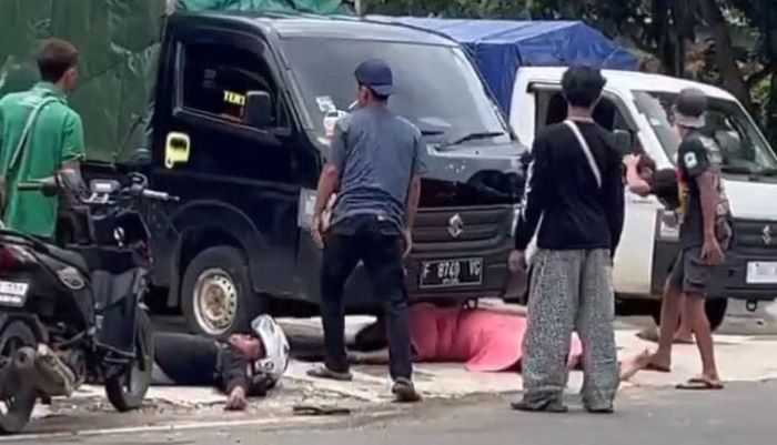 Dua Warga Cilacap Luka Serius Usai Tabrakan di Tikungan Talagamurni