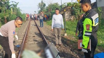 Diduga Bunuh Diri, Pria di Sukabumi Tewas Mengenaskan di Rel Kereta