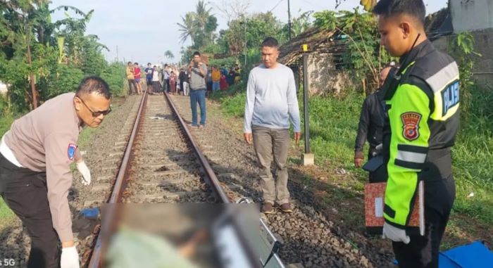 Diduga Bunuh Diri, Pria di Sukabumi Tewas Mengenaskan di Rel Kereta